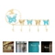 thumbnail image 4 of Gancho de pared de metal decorativo para entrada, perchero de hierro, llavero de pared, 5 ganchos, accesorios de baño modernos, toalleros., 4 of 6