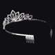 thumbnail image 5 of Tiara Nupcial de La de La Del Baile de Rhinestone, 5 of 8
