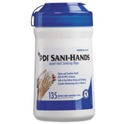 Sani-Hands ALC Instant Hand Sanitizing Wipes, 135 ea