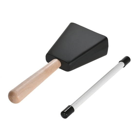 Nishore Cowbell,With Wooden Handle Metal Cowbell With Professional Metal Cowbell Wooden Handle Mallet Dsfen Rusuo Mewmewcat Percussion Call Bell