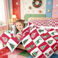 thumbnail image 4 of Manfei Elegant Xmas Christmas Tree 7 Pieces Full Size Bedding Sets,Winter Holiday Full Size Bed in a Bag,Xmas Reversible, 4 of 7