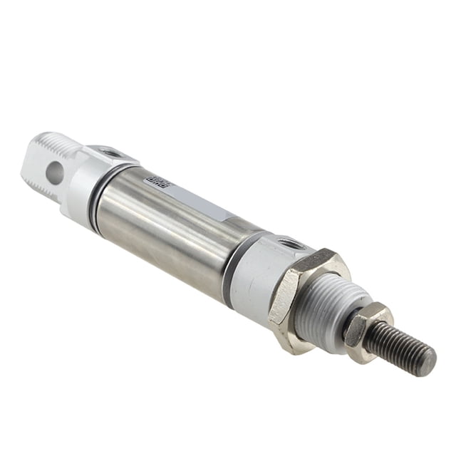 Round Mini Stainless Steel Air Pneumatic Cylinder Stroke 10-200mm ,Multifunctional