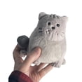 thumbnail image 3 of Kitty Cat Stuffed Animal Plushie Tabby Mini Cute Soft, 3 of 4