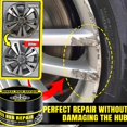 thumbnail image 2 of Car Wheel Hub Scratch Repair Kit, 80g Alloy Paste with Sponge for Rim Scuff Removal & Polishing, Restores Smooth Finish & Delays Oxidation, 2 of 8
