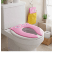 thumbnail image 1 of Escusado Entrenador De Bebé Inodoro Infantil Portátil Baño Xtellar rosa, 1 of 3