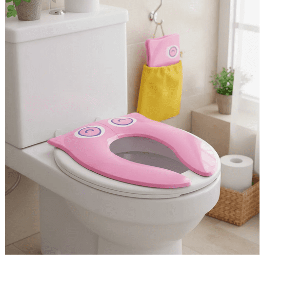 Escusado Entrenador De Bebé Inodoro Infantil Portátil Baño Xtellar rosa