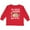Red, variant on Inktastic My Great Grandpa Loves Me with Sloth and Hearts Boys or Girls Long Sleeve Toddler T-Shirt