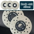 thumbnail image 2 of Widened Metal Cutting and Grinding Disc Set, 3PCS Angle Grinder Abrasive Wheel for Ceramic Tile, Rock Slab, Stone & Steel, Durable All-Purpose Circular Blade for Heavy Duty Construction & Masonry, 2 of 8