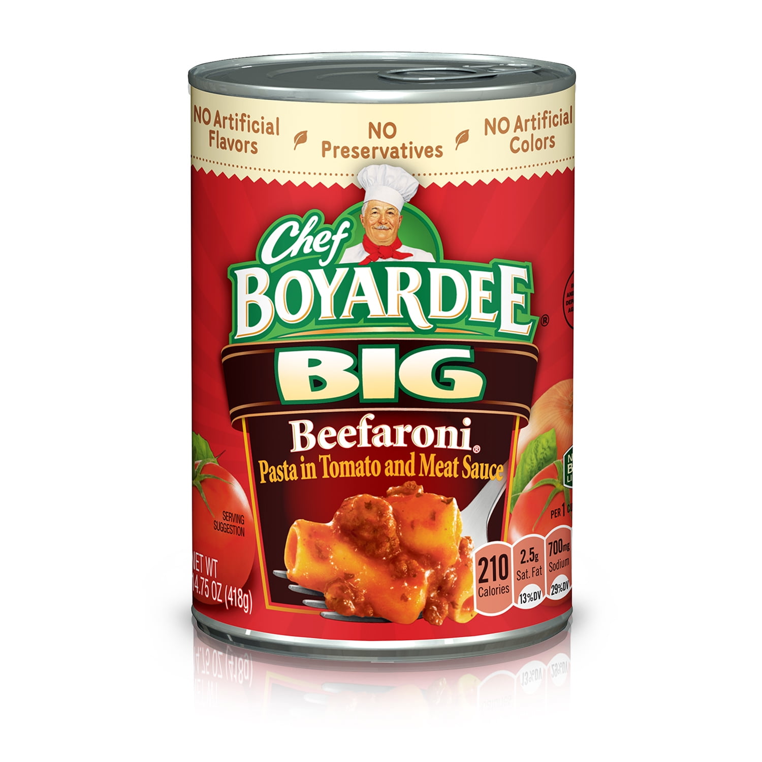 Chef Boyardee Big Beefaroni, 14.75 oz