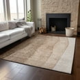 thumbnail image 6 of Addison Rugs Mayfield Washable Transitional Ombre Brown Rectangle Rug, 10' x 14', 6 of 6