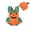 Orange-B, variant on Baby Toddler Girls Boys Pumpkin Unisex Sleeveless Pumpkin Romper Bodysuit with Hats Two Piece Set Halloween Outfit Dress up Party Clothes Size 6-24M