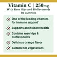 thumbnail image 3 of Gomitas de naranja con vitamina C Nature's Bounty, 250 mg, 80 unidades, 3 of 6