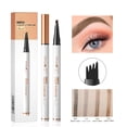 thumbnail image 2 of Q707 4 Tipped Precise Brow Pen – Long-Lasting Waterproof Eyebrow Pencil for Natural, Defined Brows – Easy to Use, Suitable for All Skill Levels (Light Coffee), 2 of 10