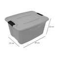 thumbnail image 3 of Caja Organizadora PlasticTrends Miami 19 Litros Gris, 3 of 4