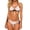 Beige, variant on Stripe Bikini Sets for Women, Stripe Bikini Set, Stripe Bikinis Sets for Women, New Stripe Two Pieces Bikini Sets for Women Triangle Top & Thong String Tie-Up Swimsuit, Light Brown L