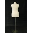 thumbnail image 4 of ROXYDISPLAY™ Display Female Body Form, Jersey Form with Base+Cap, Solid Foam. (JF-F18/20W+BS-04), 4 of 4