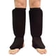thumbnail image 5 of Espinilleras de Muay Thai con protección para el empeine y las piernas, de EVA, para kickboxing y karate. negro, 5 of 9