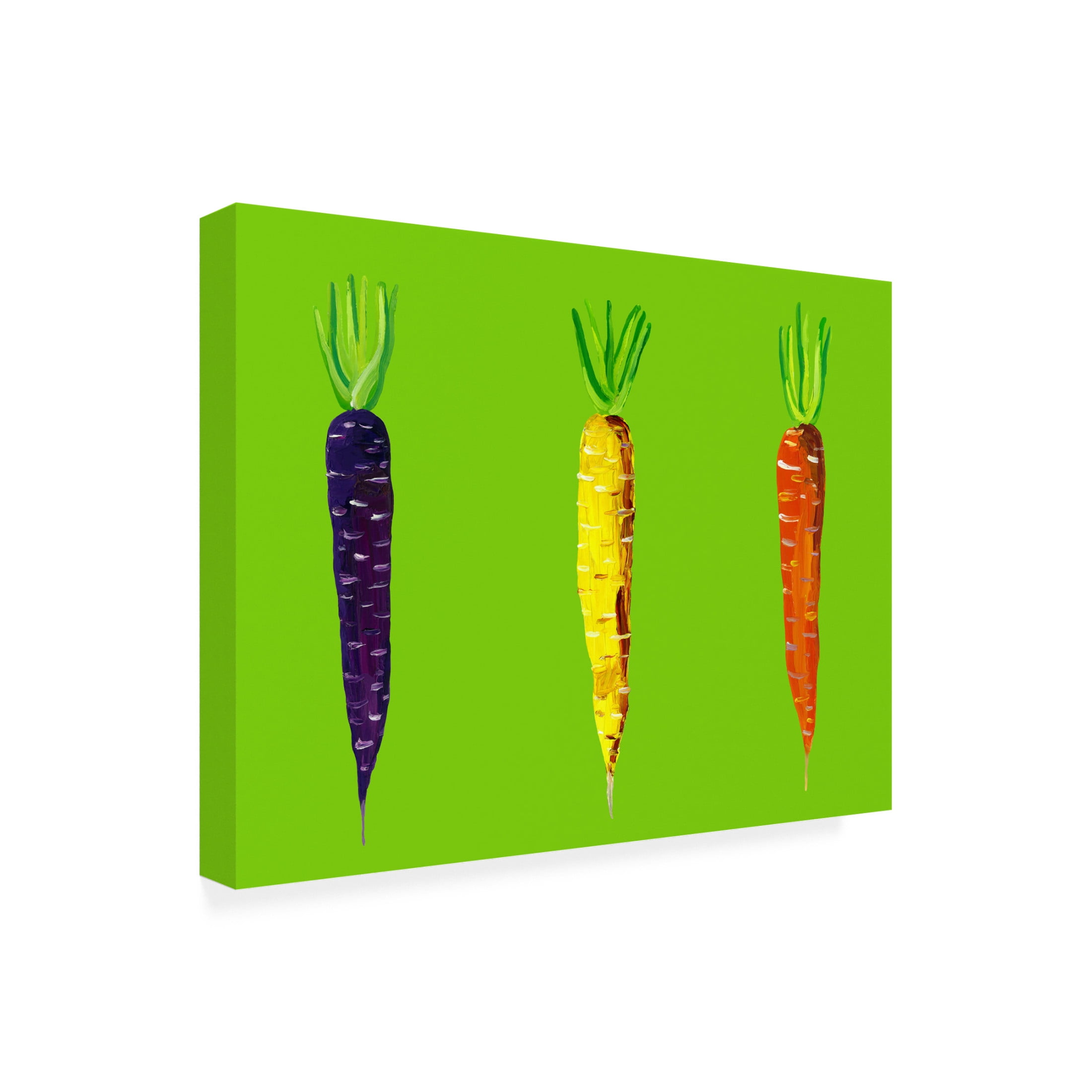 Trademark Fine Art Alice Straker Carrots Canvas Wall Art