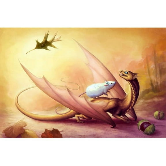 Marmont Hill "Autumn Drake" Painting Print on Canvas