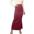 thumbnail image 4 of Ailaofu Women's Stretch Lightweight Flowy Maxi Skirt – Casual Fold Over Waist, 4 of 6