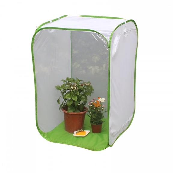 ACDANC Large Monarch Butterfly Habitat, Butterfly Habitat with Poo Poo Platter, Giant Collapsible Insect Mesh Cage, Butterfly Cage with Poo Poo Tray
