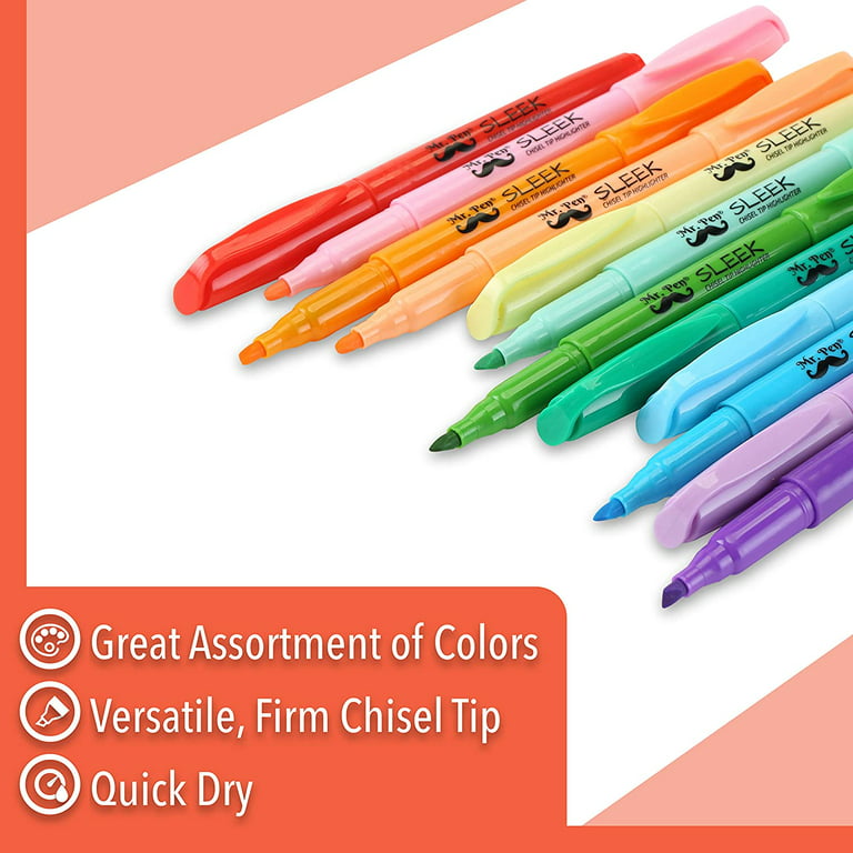 Mr. Pen- Pastel Highlighters, 12 Pack, Assorted Colors, Fast Dry