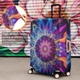 thumbnail image 4 of Colorful Tie Dye Flame Flower Pattern Luggage Cover Fashion Suitcase Cover Baggage Covers Fit 25-28 Inch Luggage (Go Travel), 4 of 5