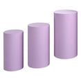 thumbnail image 5 of Mornei 3 Pieces Cylinder Pedestal Stands Slipcovers,Cylinder Plinth Stand Covers Plinth, 5 of 9