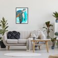 thumbnail image 2 of Stupell Industries Bold Aquatic Sea Turtle Pebbled Collage Patterns Painting Black Framed Art Print Wall Art, Design by Lisa Morales, 2 of 7