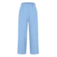 thumbnail image 4 of Women's Pants Fashion Casual Pants For Women Spring And Summer Casual Cotton And Linen Long, 4 of 6