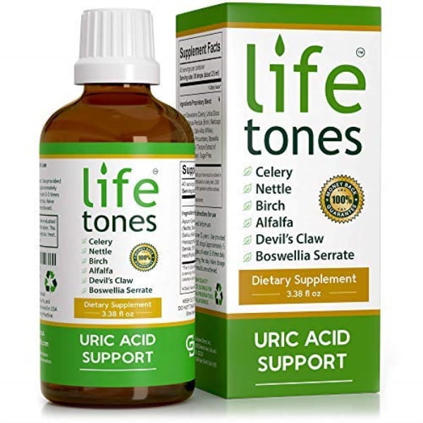 lifetones uric acid support 3.38 fl oz