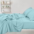 thumbnail image 4 of Juego de sábanas Utopia Bedding King de microfibra cepillada para spa, color azul, 4 of 6