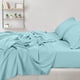 thumbnail image 4 of Juego de sábanas Utopia Bedding King de microfibra cepillada para spa, color azul, 4 of 6