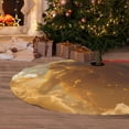 thumbnail image 6 of Lsque Golden Pig Cloud Fantasy Print Christmas Tree Skirt, Tree Skirt with Ties or Velcro, Perfect for Holiday Decorations, Halloween, and New Year-30", 6 of 7