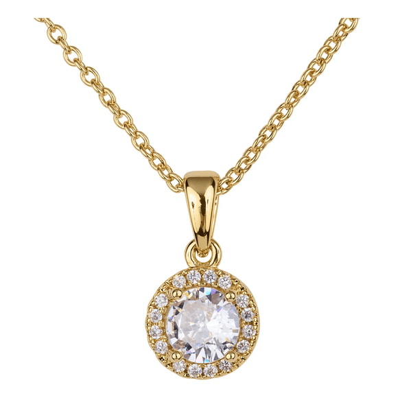 Collar Mujer Oro 14k Zirconia Cúbica, Joyería Fina Xtellar dorado