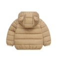 thumbnail image 3 of Usaibhir Winter Down Coats for Kids Baby Boys Girls Light Puffer Padded Jacket Bear Hoods Toddler Outerwear 1-6T, 3 of 7