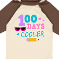 thumbnail image 4 of Inktastic 100 Days Cooler in Pink Girls Long Sleeve Baby Bodysuit, 4 of 5