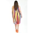 thumbnail image 3 of Vestido plisado multicolor Roman Fashion /Tallas Extras, 2325 (Fiusha) fucsia 36, 3 of 7
