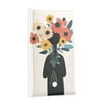 thumbnail image 2 of Yayeee Blank Wall Plate Cover 1-Gang 4.5"x2.7" Home Unused Decorative Outlet, Black Flowers, 2 of 7