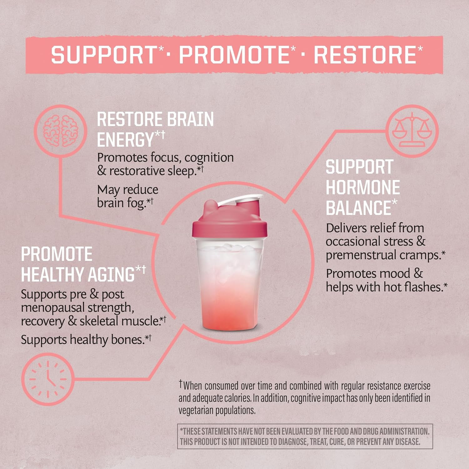 Sunwarrior Creatine Monohydrate Powder, Preworkout for Women, Vegan & Keto-Friendly, 14.1 oz