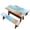 Beach Shell, variant on Picnic Table Cover With Bench Covers Camping Essentials Waterproof Windproof Camping Tablecloth With Elastic Edge Fitted Rectangle Tables And Seats Vintage American Flag 60in x 30in