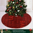 thumbnail image 6 of GZHJMY Valentine's&nbsp;Day Love Heart&nbsp;Tree&nbsp;Skirt Double&nbsp;Layers Xmas Tree Skirts for Valentine's&nbsp;Day Holiday Party Indoor Outdoor Home Office Ornaments, 48", 6 of 6