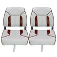thumbnail image 2 of MSC Fishing Folding Boat Seats,One Pair Pack (S103 White/Red), 2 of 5