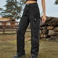 DVKOVI Womens Stretch Jeans Womens Cargo Sweatpants Womens Jeans Wide