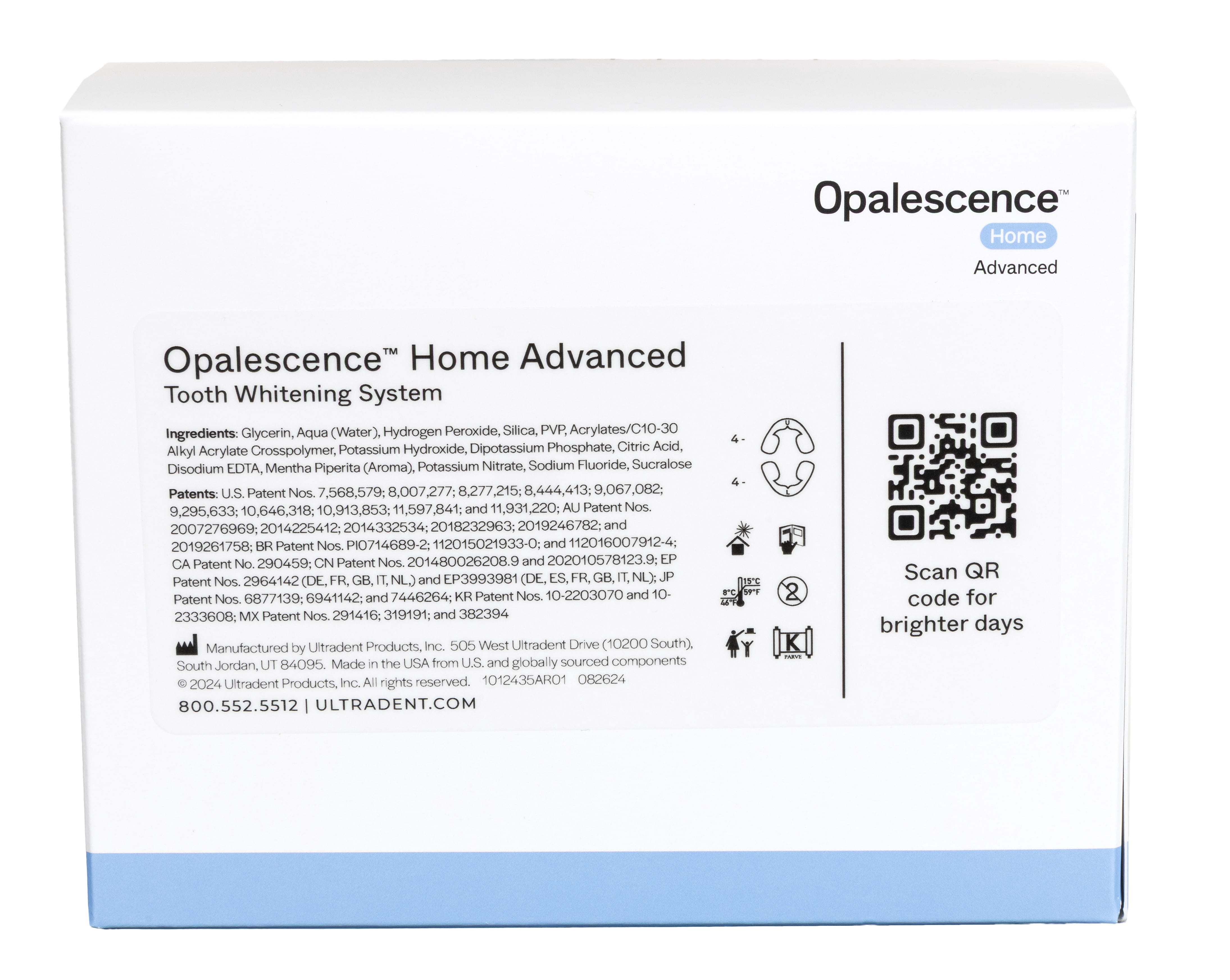 Opalescence Home Advanced Gel Prefill Teeth Whitening Trays 15% (4 Treatments) Hydrogen Peroxide PF