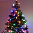 thumbnail image 3 of LED Christmas Lights, 33FT 100 LEDs Plug in String Fairy Lights, 8 Modes, Indoor and Outdoor Lights for Xmas Tree Garden Party Thanksgiving Festival (Multicolor), 3 of 4