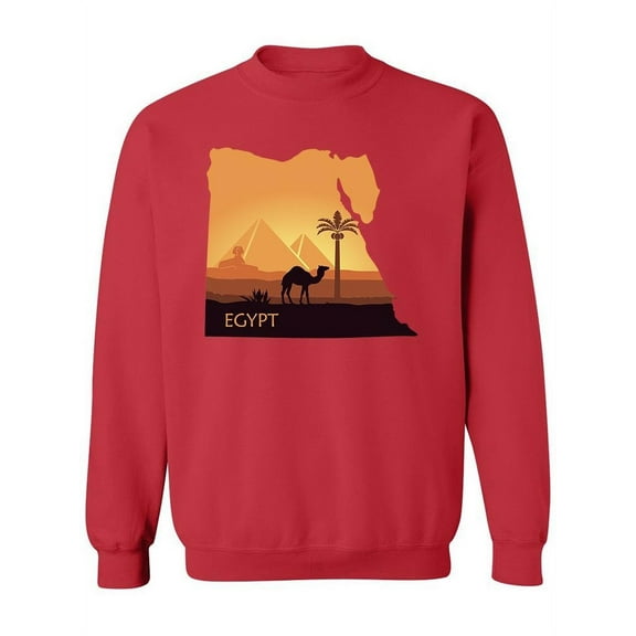Egypt Landscape And Sunset Sweatshirt Women -Image by Shutterstock, Female Medium