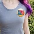 thumbnail image 2 of Break Gender Roles Pinback Button Pin, 2 of 4