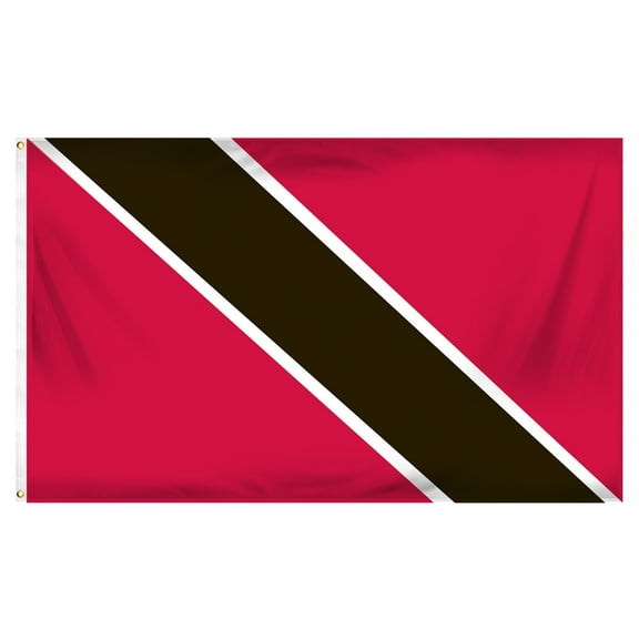 Online Stores Trinidad and Tobago Printed Polyester Flag 7in x 6in