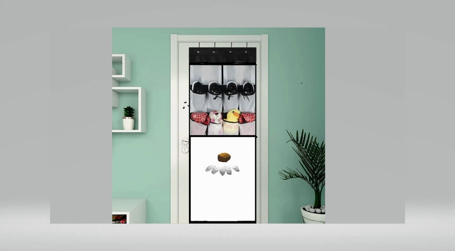 CRESTIN- Over The Door Shoe Organizer Rack Hanging Storage Holder Hanger Bag Closet